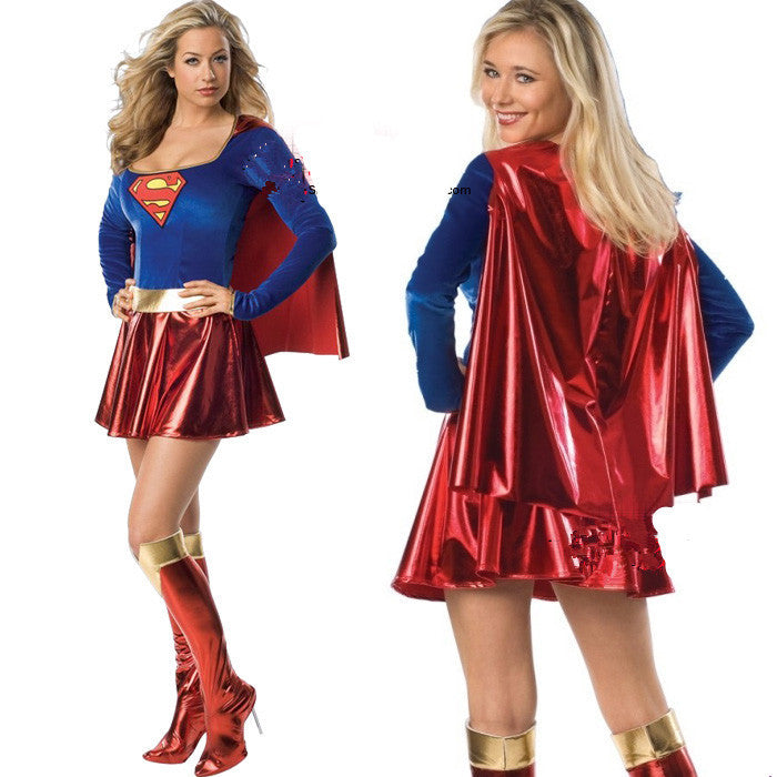 Superman Clothes Sexy Game Seductive Set Costumes