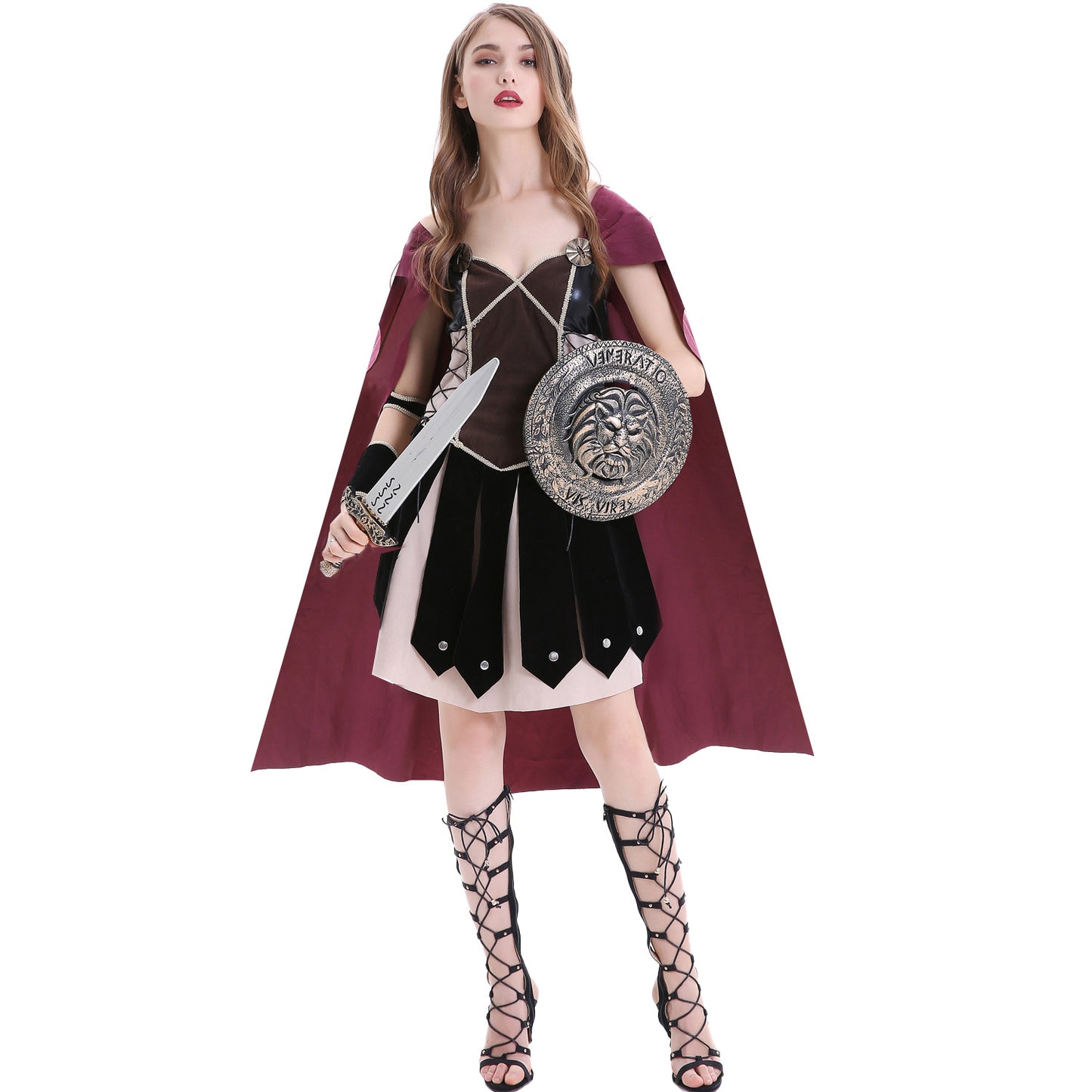 Medieval Ancient Rome Sparta Female Warrior Costumes