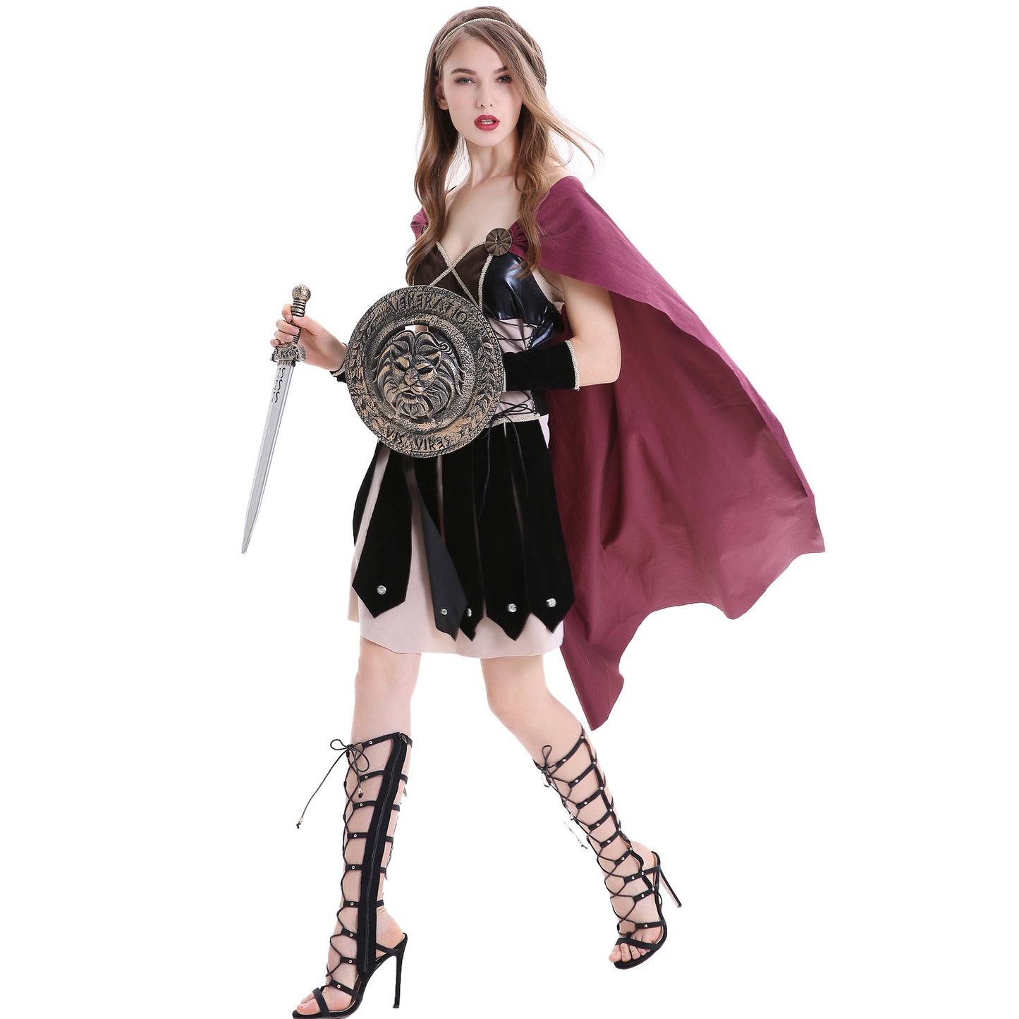 Medieval Ancient Rome Sparta Female Warrior Costumes