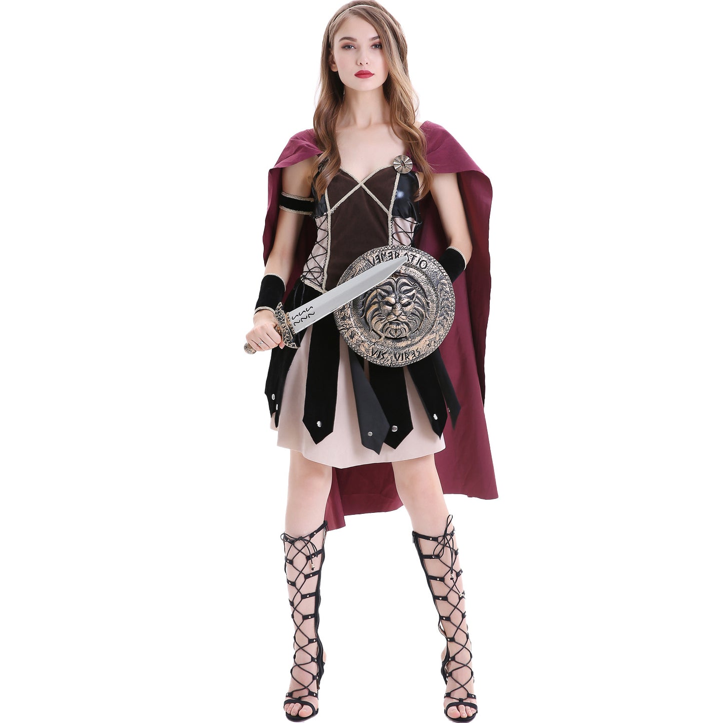 Medieval Ancient Rome Sparta Female Warrior Costumes