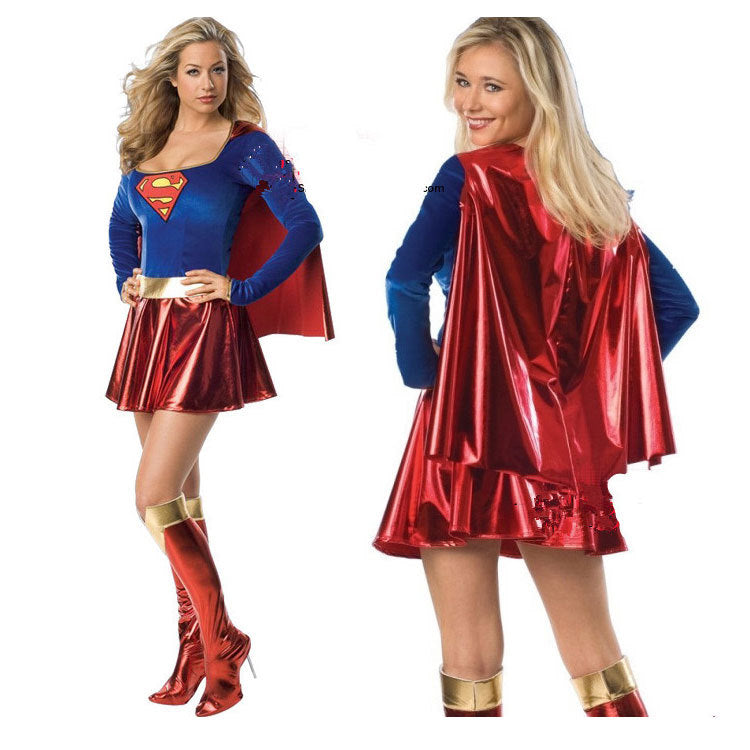 Superman Clothes Sexy Game Seductive Set Costumes