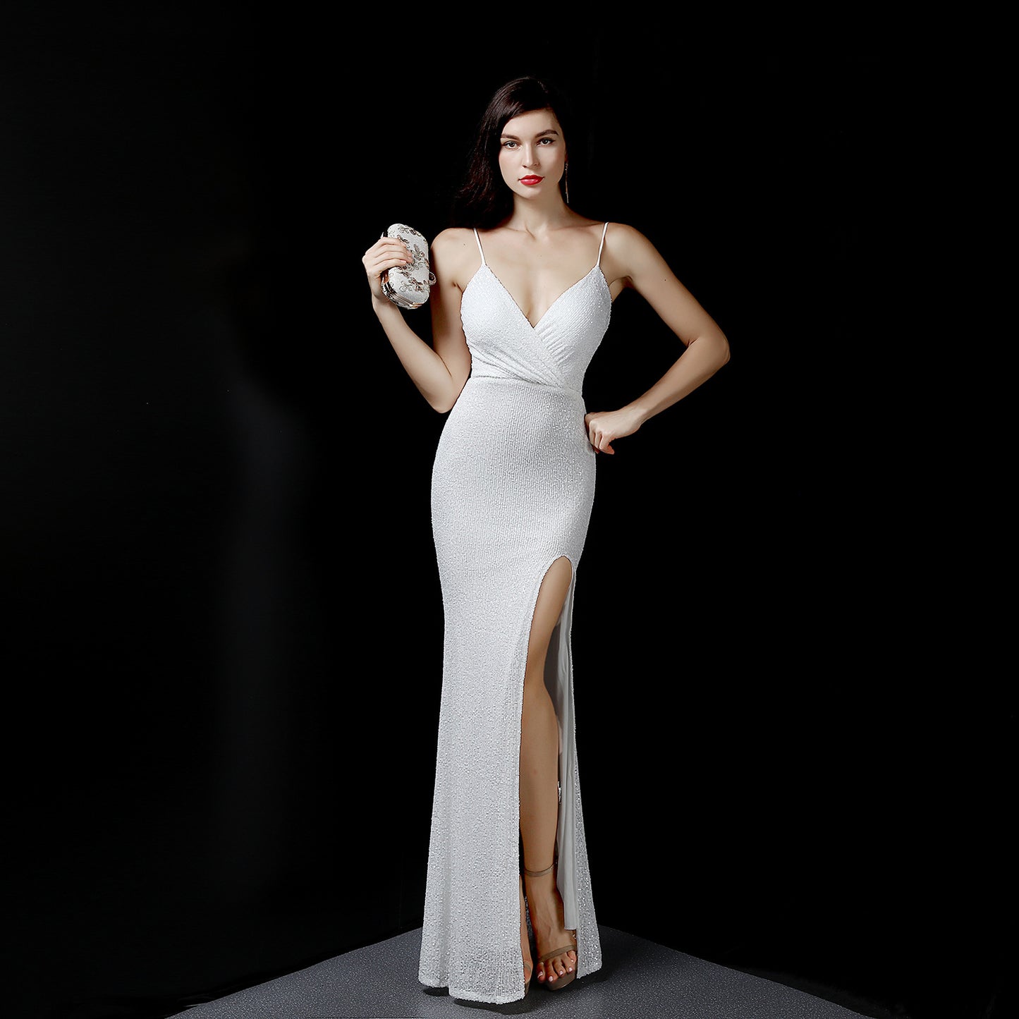 Party Sexy Long Slimming Toast Performance Wedding Dresses