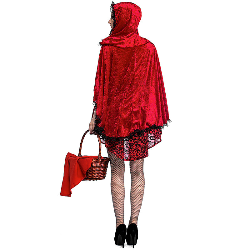 Costumes de rôle de la reine de la boîte de nuit du Petit Chaperon rouge