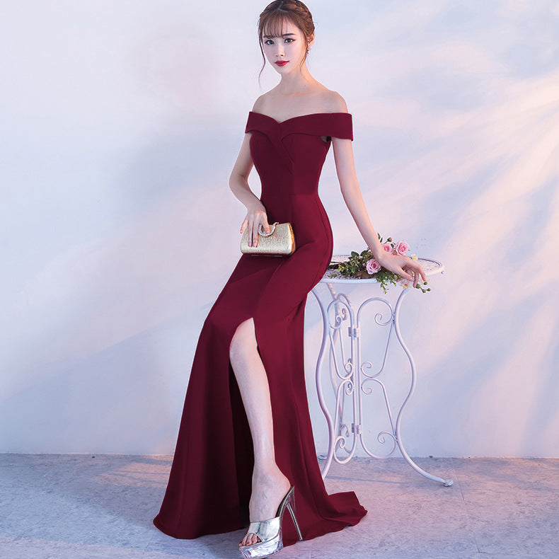 Banquet Dress Chen Elegant Long Fishtail Wedding Dresses