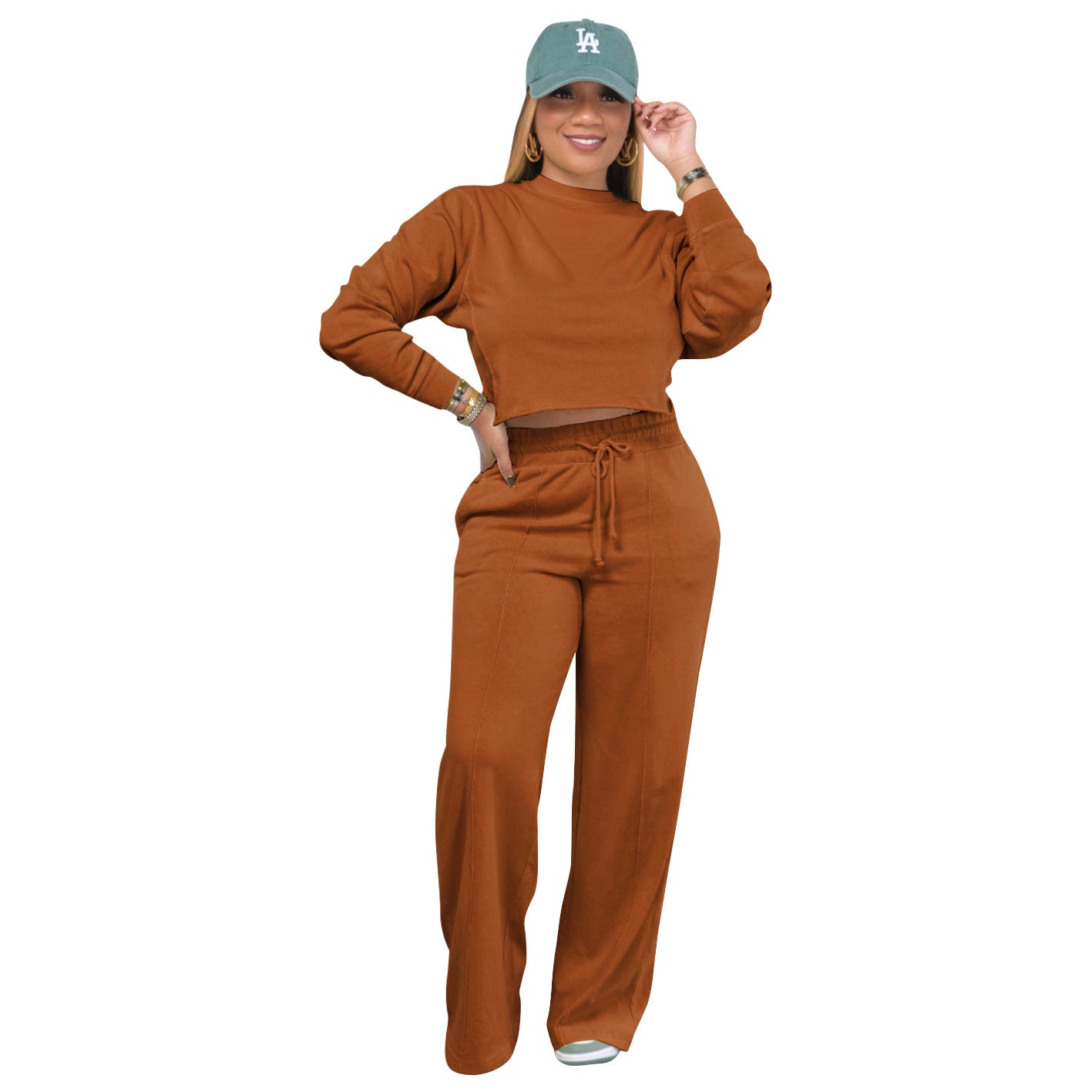 Women's Thickened Casual Two-piece Sportswear Long Sleeve Suits