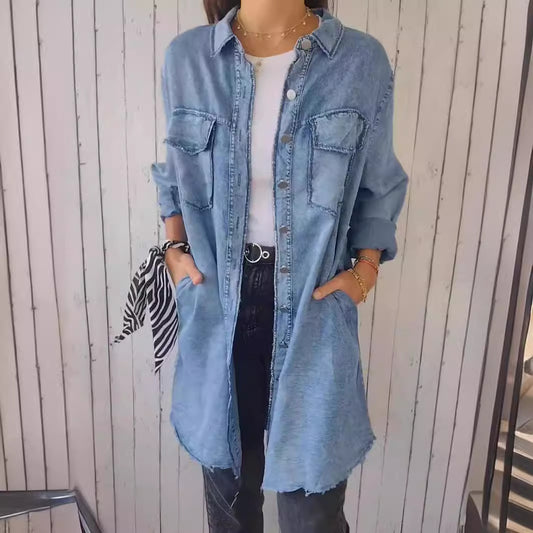 Glamorous Cloth Casual Long Shirt Fashion Coats