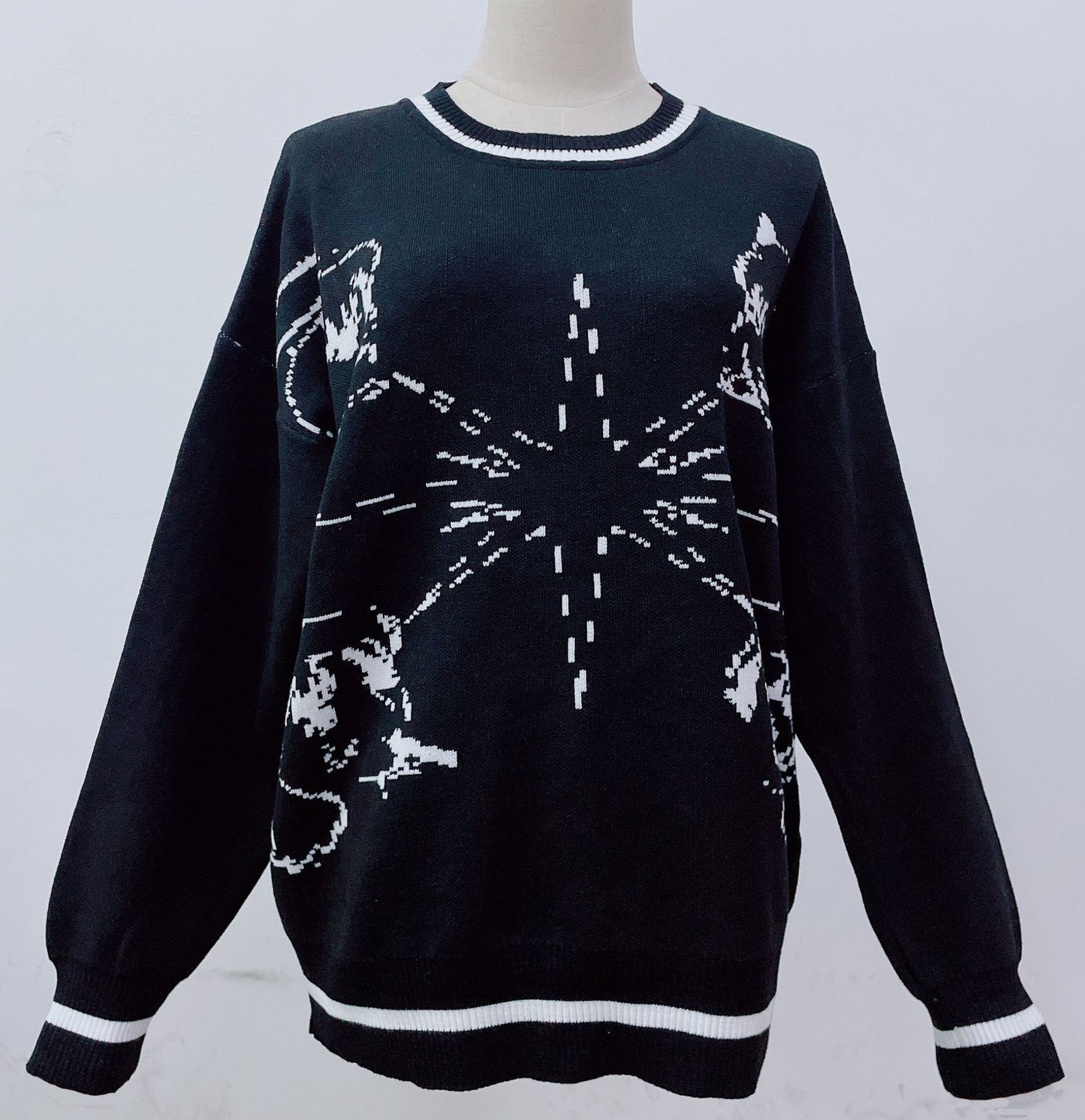 Women's Aesthetic Style Pattern Pullover Warm Sweaters