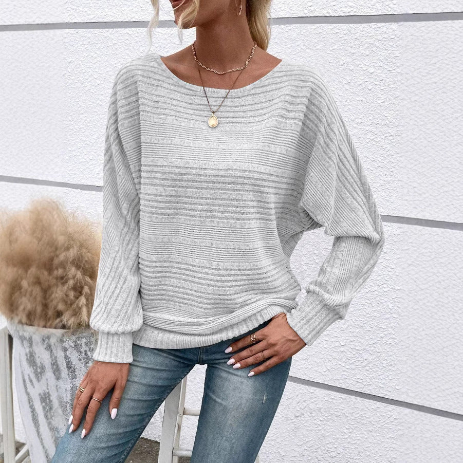 Women's Comfort Casual Solid Color Long Sleeve Blouses