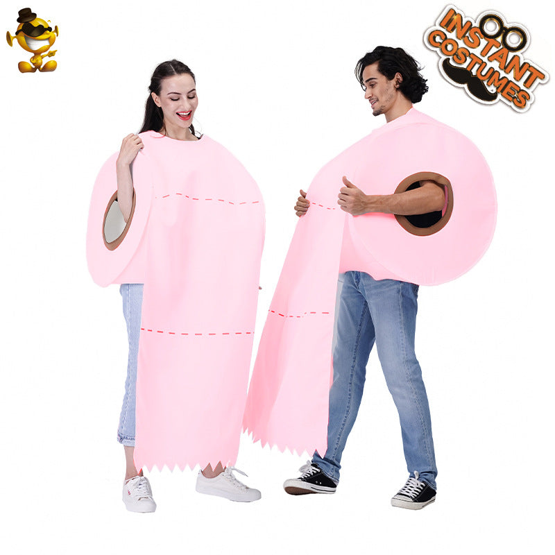 Rouleaux de papier toilette parodiés pour couple d'Halloween