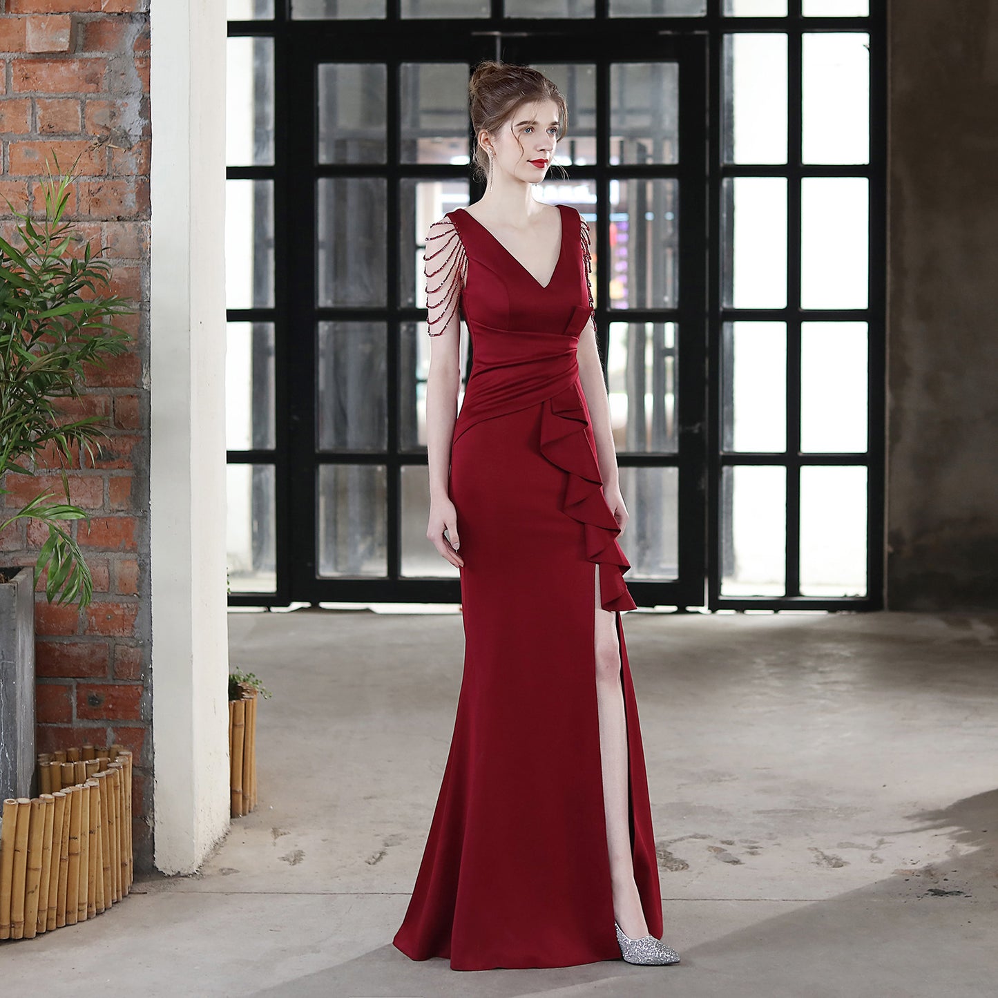 Long Sling Appreciation Dinner Fishtail Car Evening Dresses