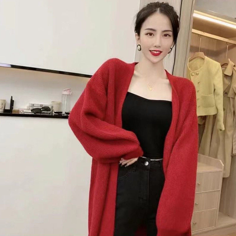 Women's Korean Soft Glutinous Solid Color Knitted Knitwear