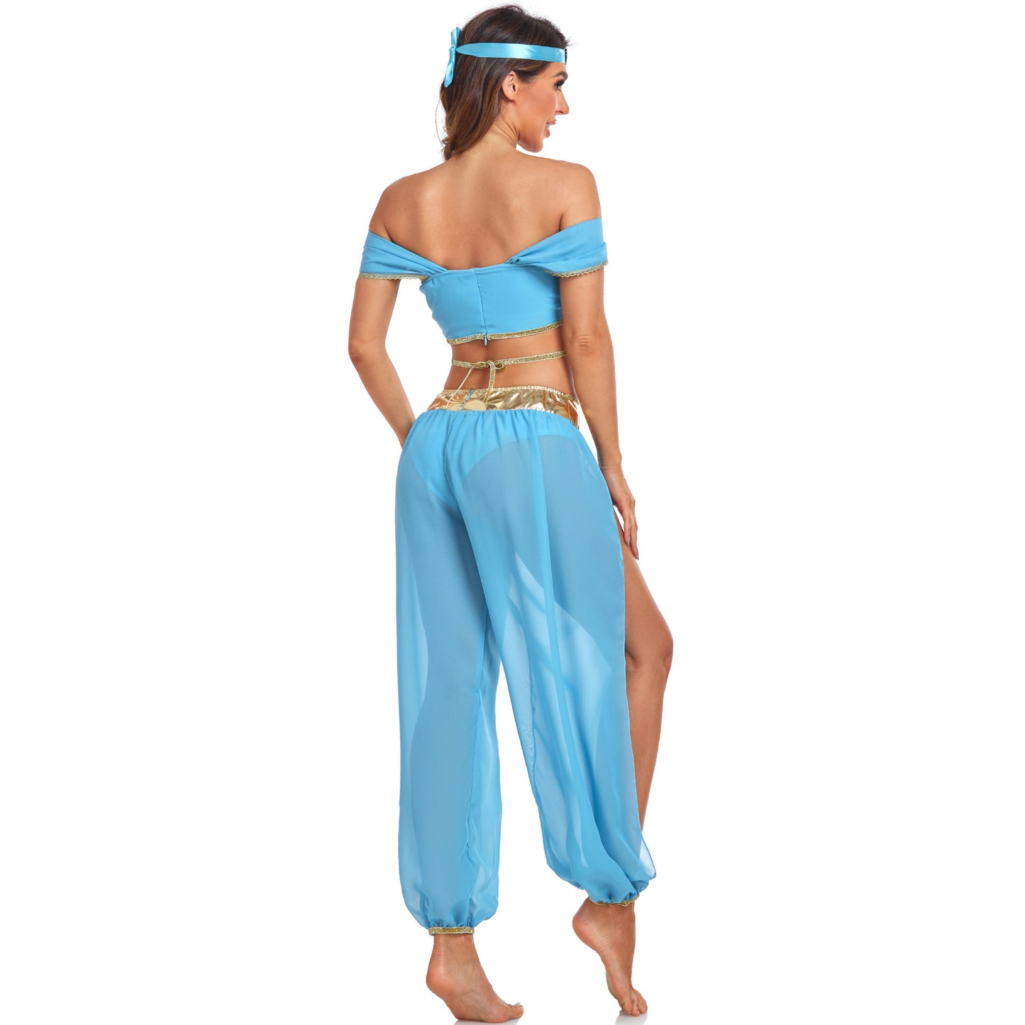 Sexy Lamp Of Aladdin Princess Jasmine Dress Festival Party Costumes