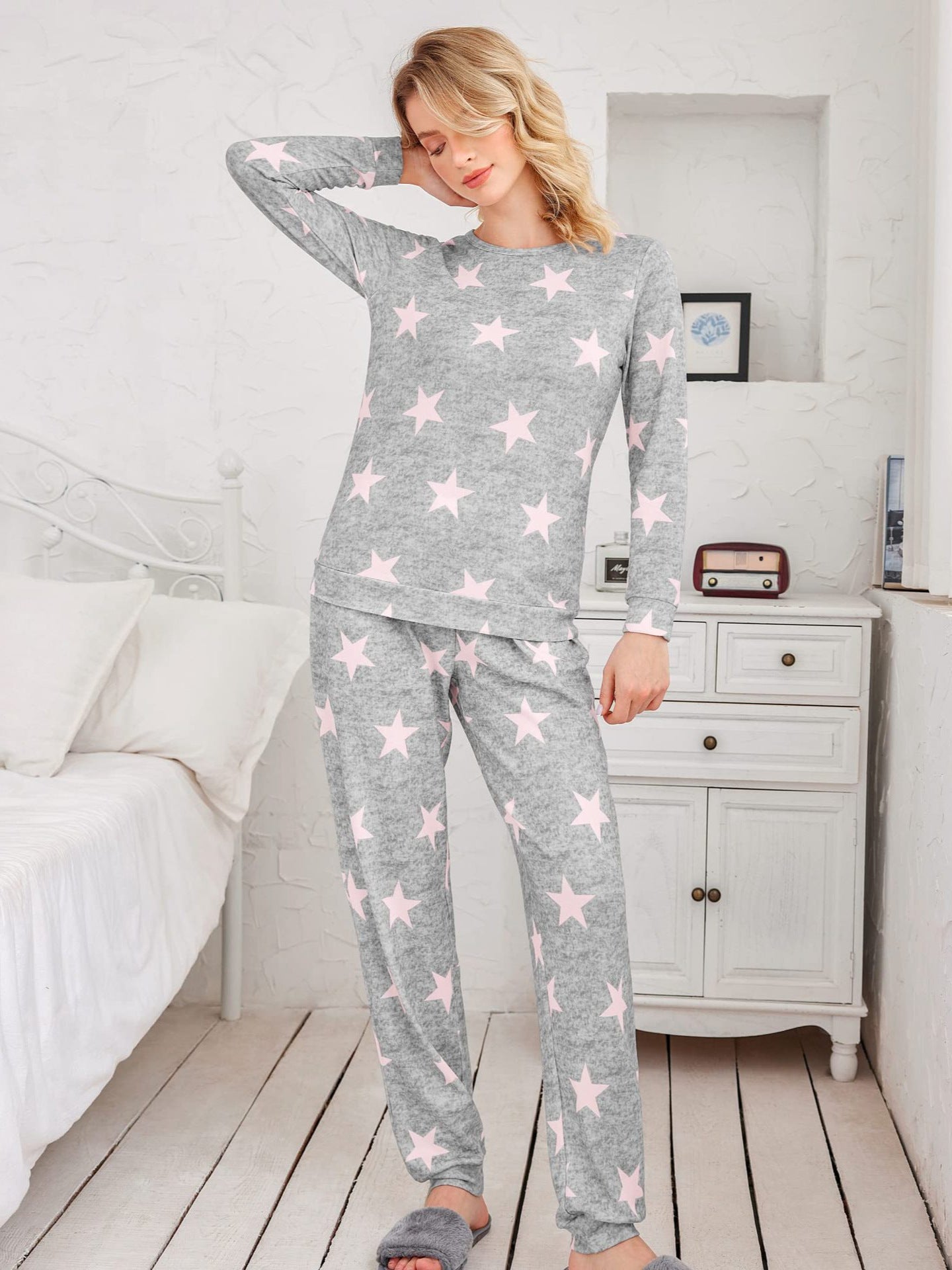 Women's Customized One-piece Printed Two-piece Home Suits