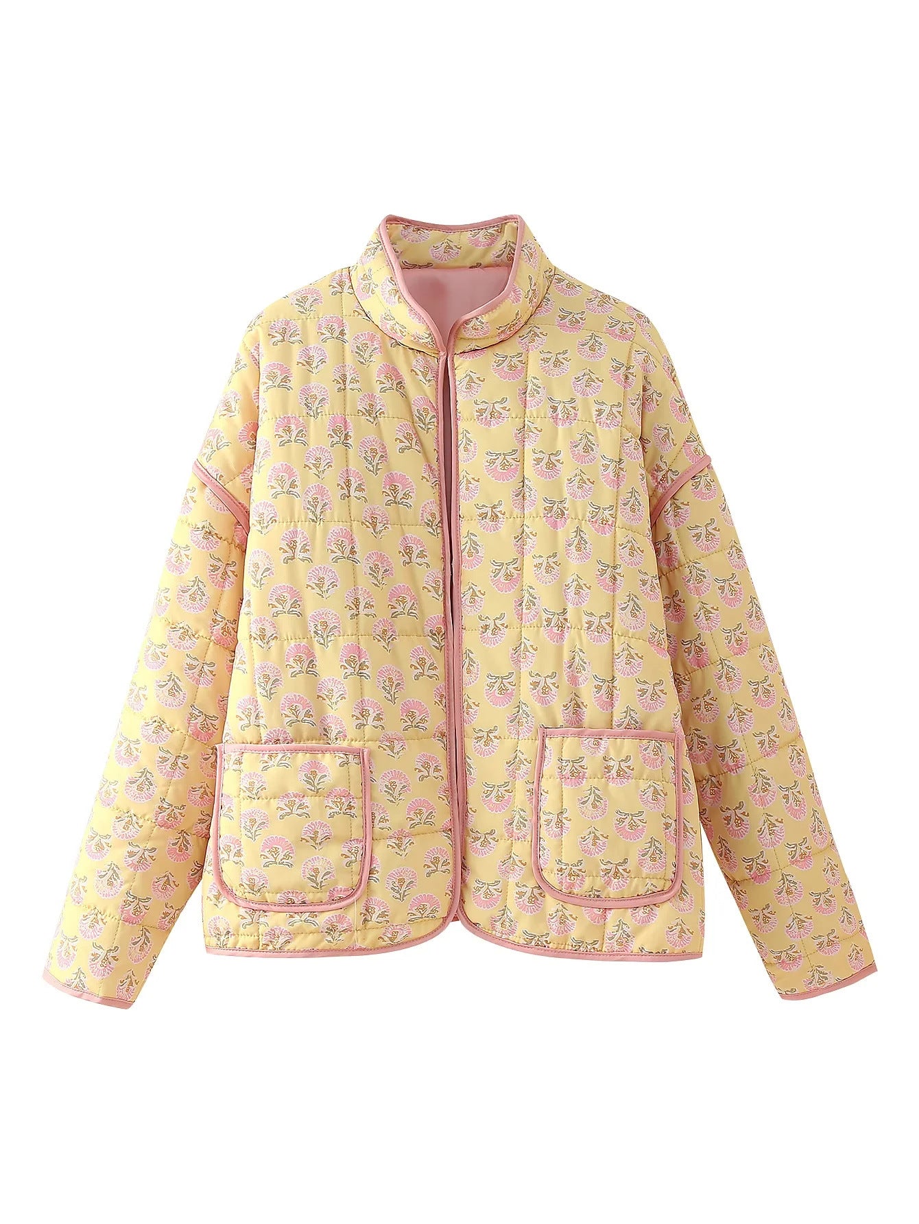 Women's New French Retro Pattern Print Jackets