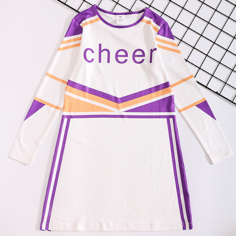 Children's Spring Cheerleading Sports Meeting Performance Dress Clothing