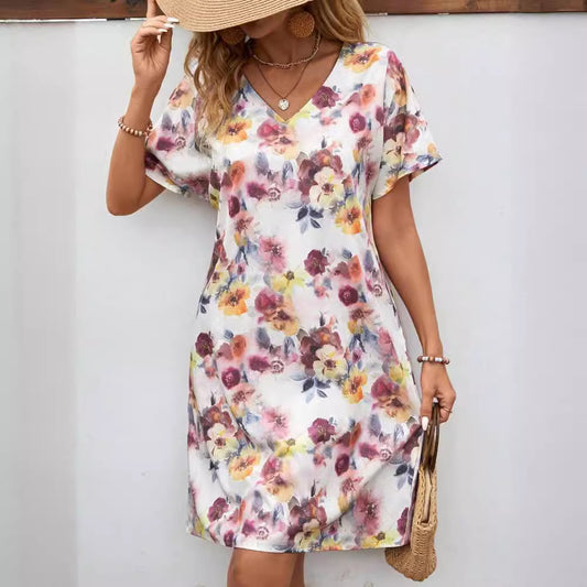 Women's Summer Wear Dress Sweet Style Korean Dresses