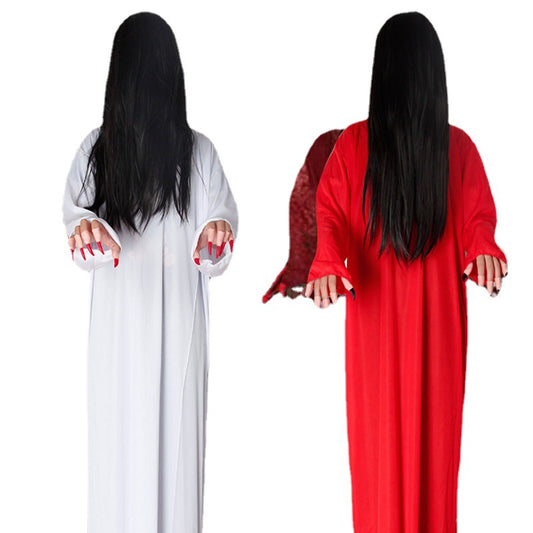 Female Ghost Bride Horror Vampire Pen Fairy Ball Costumes