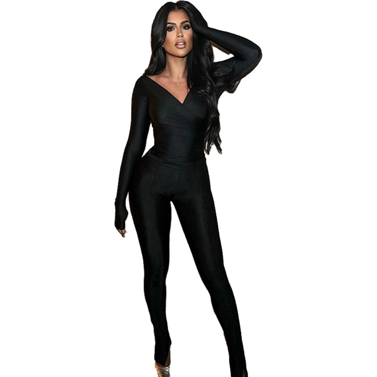 Women's Autumn Sexy Large High Waist Tight Suits