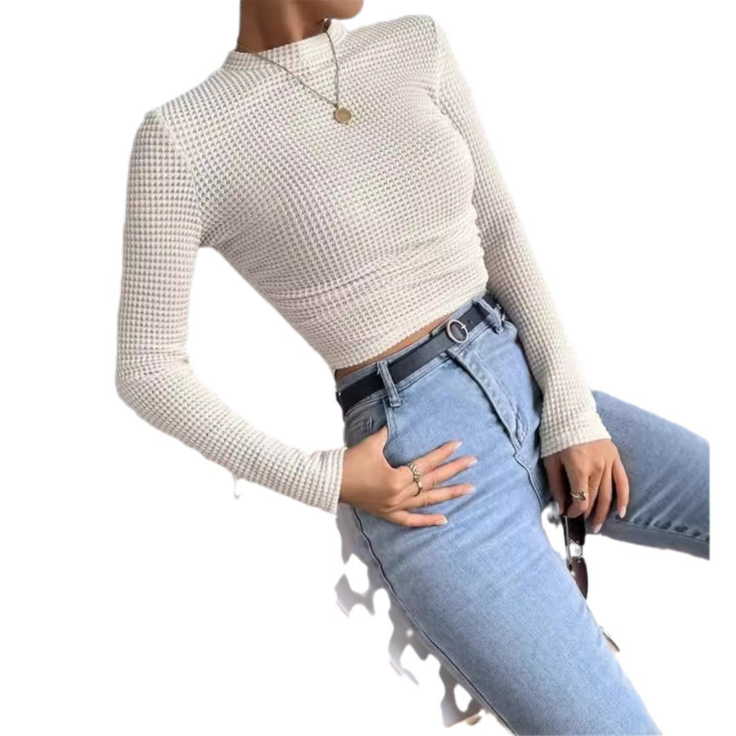 Sexy Slim Fit Long Sleeve Everyday Blouses