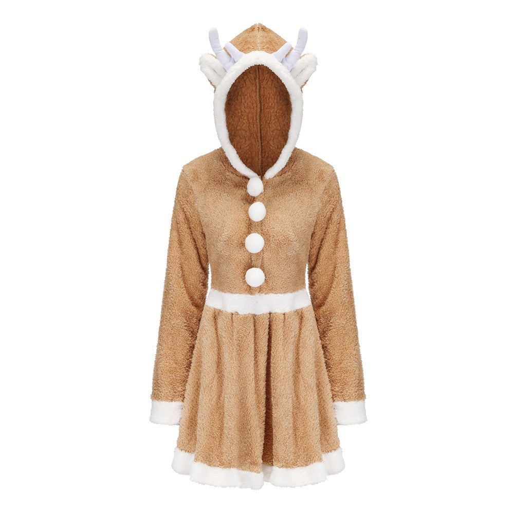 Deer Long Sleeve Clothes Cute Princess Costumes