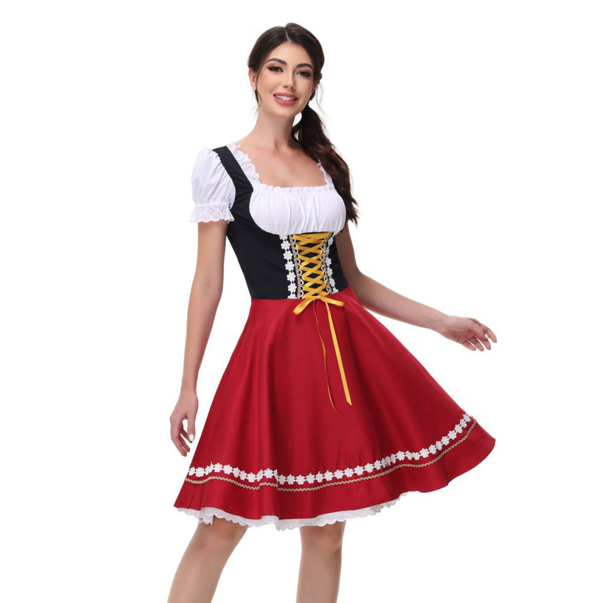 Robe de bière d'Halloween Lian - Costumes de scène de mise en forme du corps