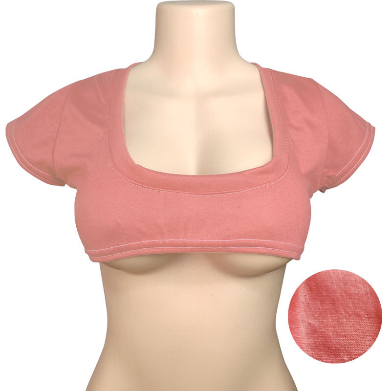 T-shirt nombril sexy à manches bandeau en tricot pour le sexe