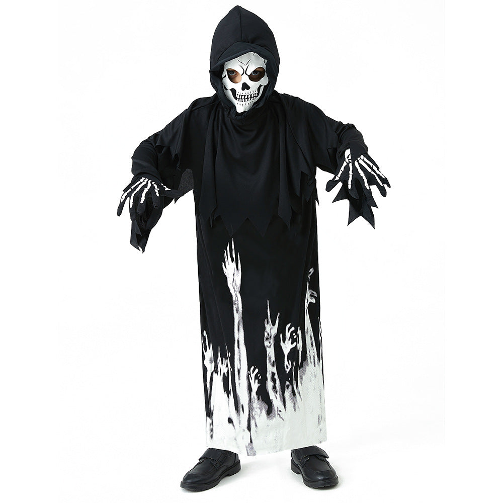 Children's Death Ghost Clothes Halloween Party Role Costumes