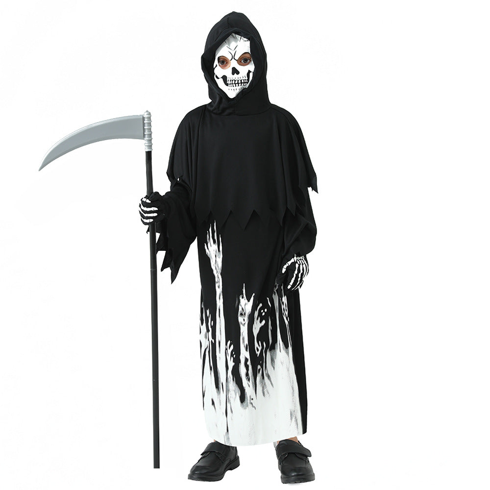 Children's Death Ghost Clothes Halloween Party Role Costumes