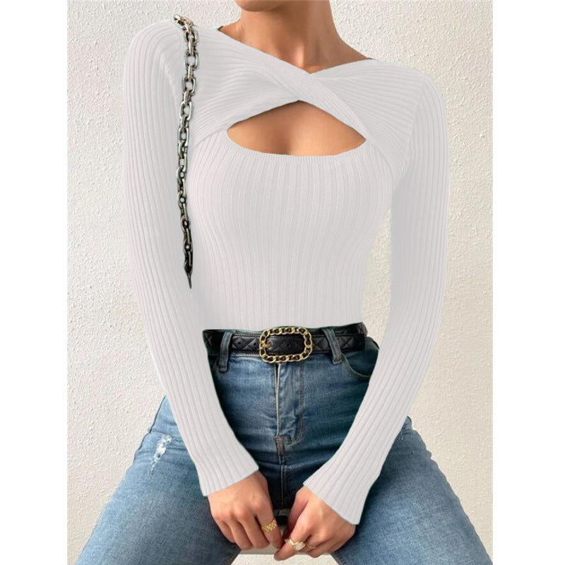 Women's Popular New Irregular Twisted Pullover Sweaters