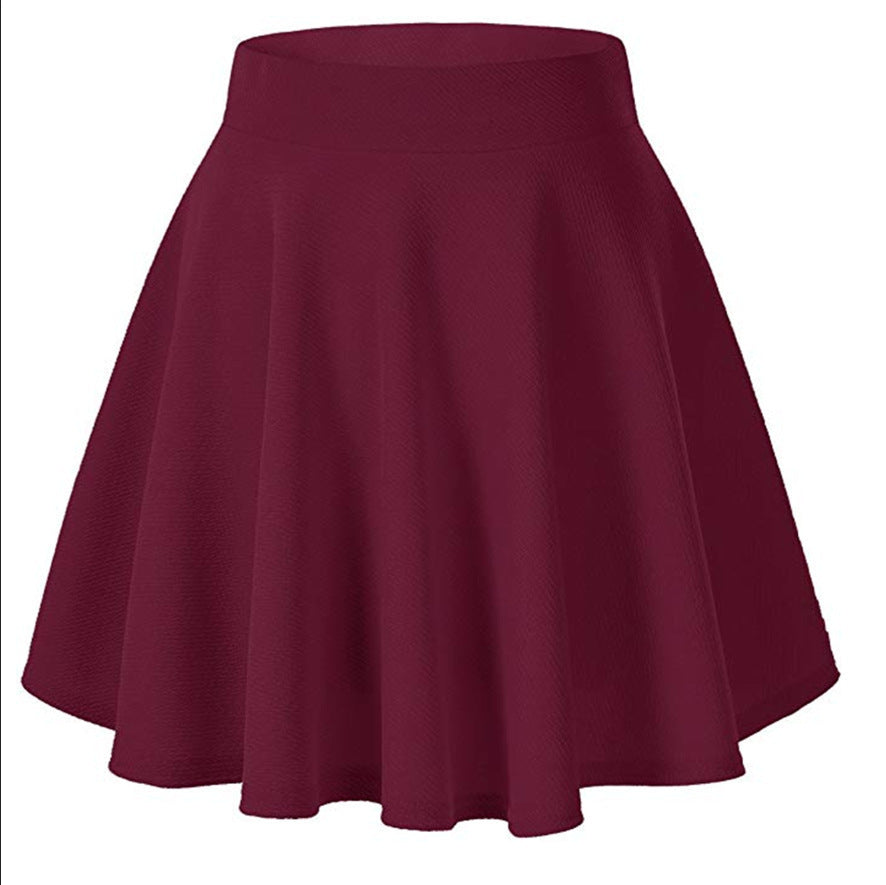 Women's Basic Versatile Stretch Flared Leisure Mini Skirts