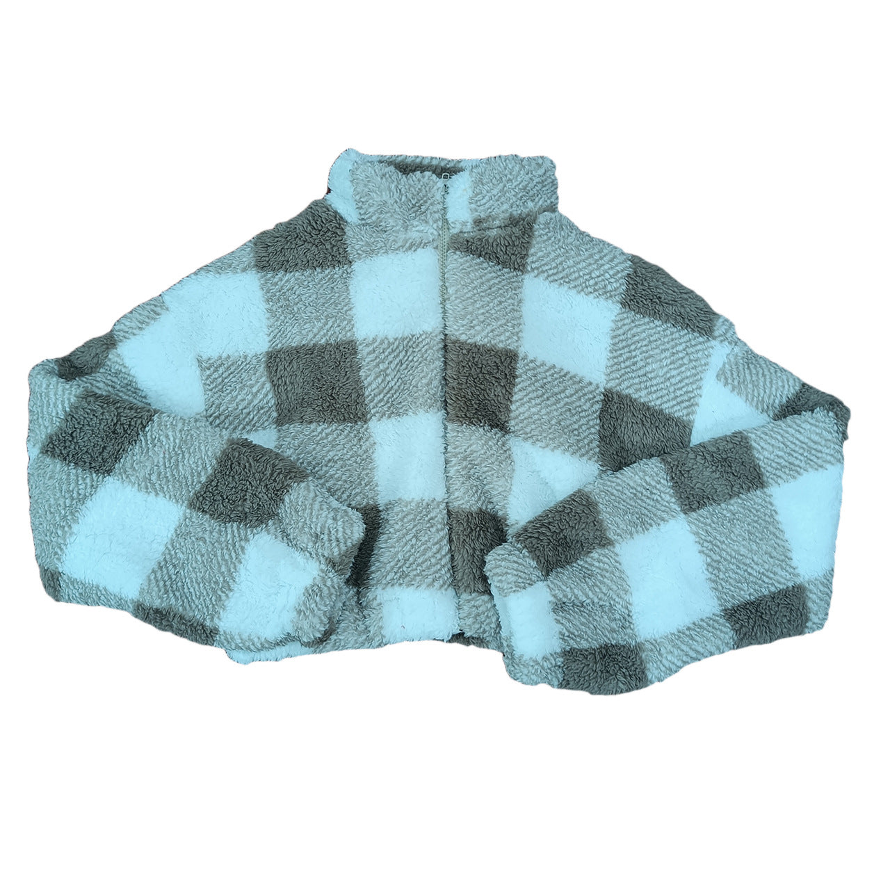 Elegant Cool Plush Plaid Fashion Casual Jackets