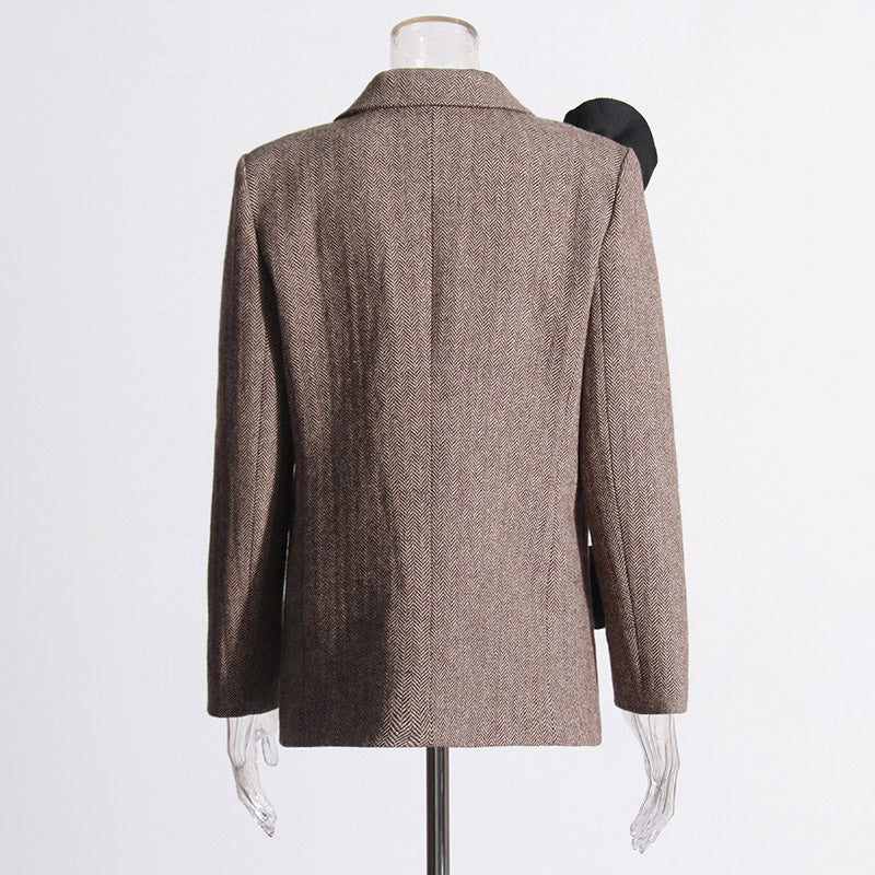 Women's Retro Elegance Double Breasted Autumn Handmade Blazers