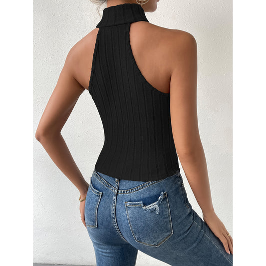 Women's Fashion Shirt Summer Sleeveless Slimming Tight Tops