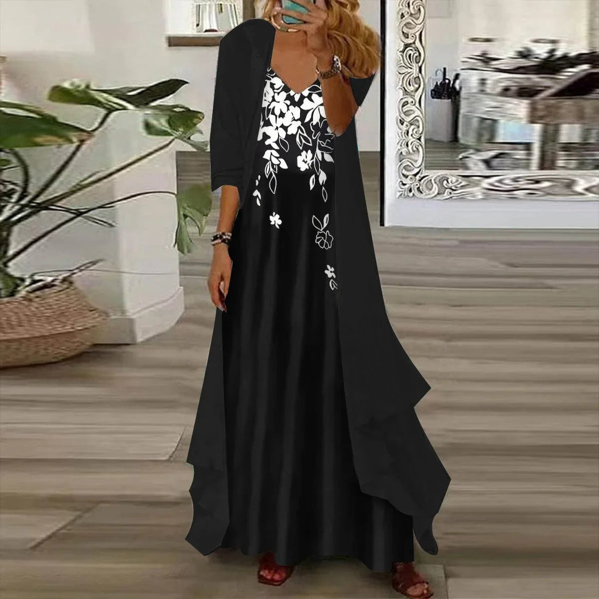 Women's Set Commute Style Dignified Goddess Idle Dresses