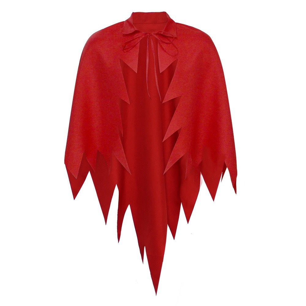 Halloween Cloak Red Devil Horn Robe Costumes