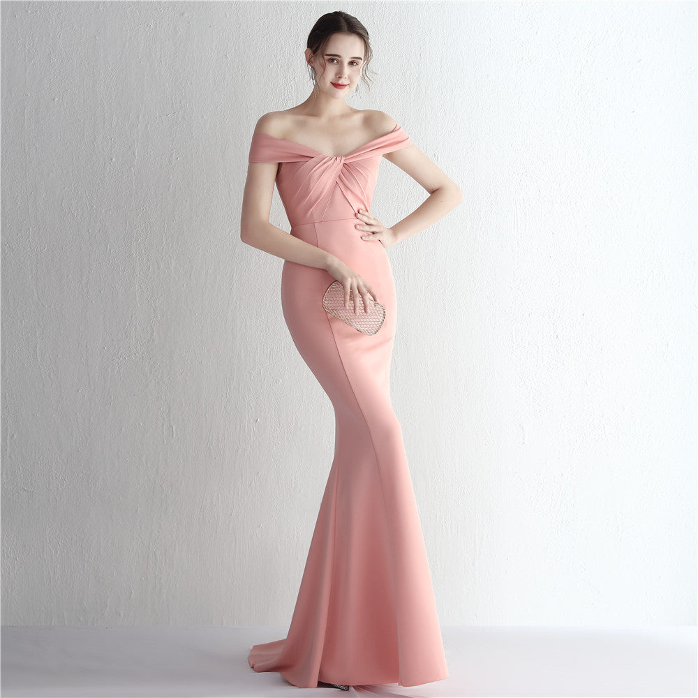 Long Dinner Party Slimming Fishtail Car Evening Dresses