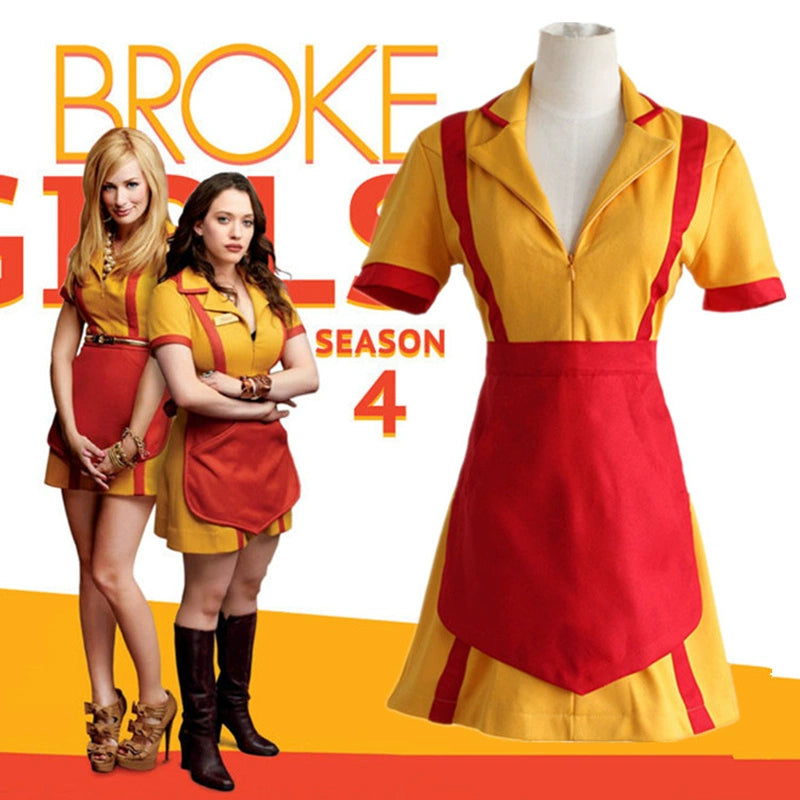 Bankruptcy Sisters Anime Bar Fast Food Costumes