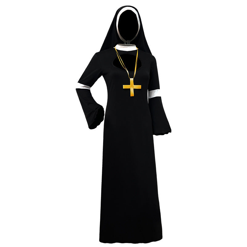 Trendy Comfortable Versatile Nun Halloween Party Costumes