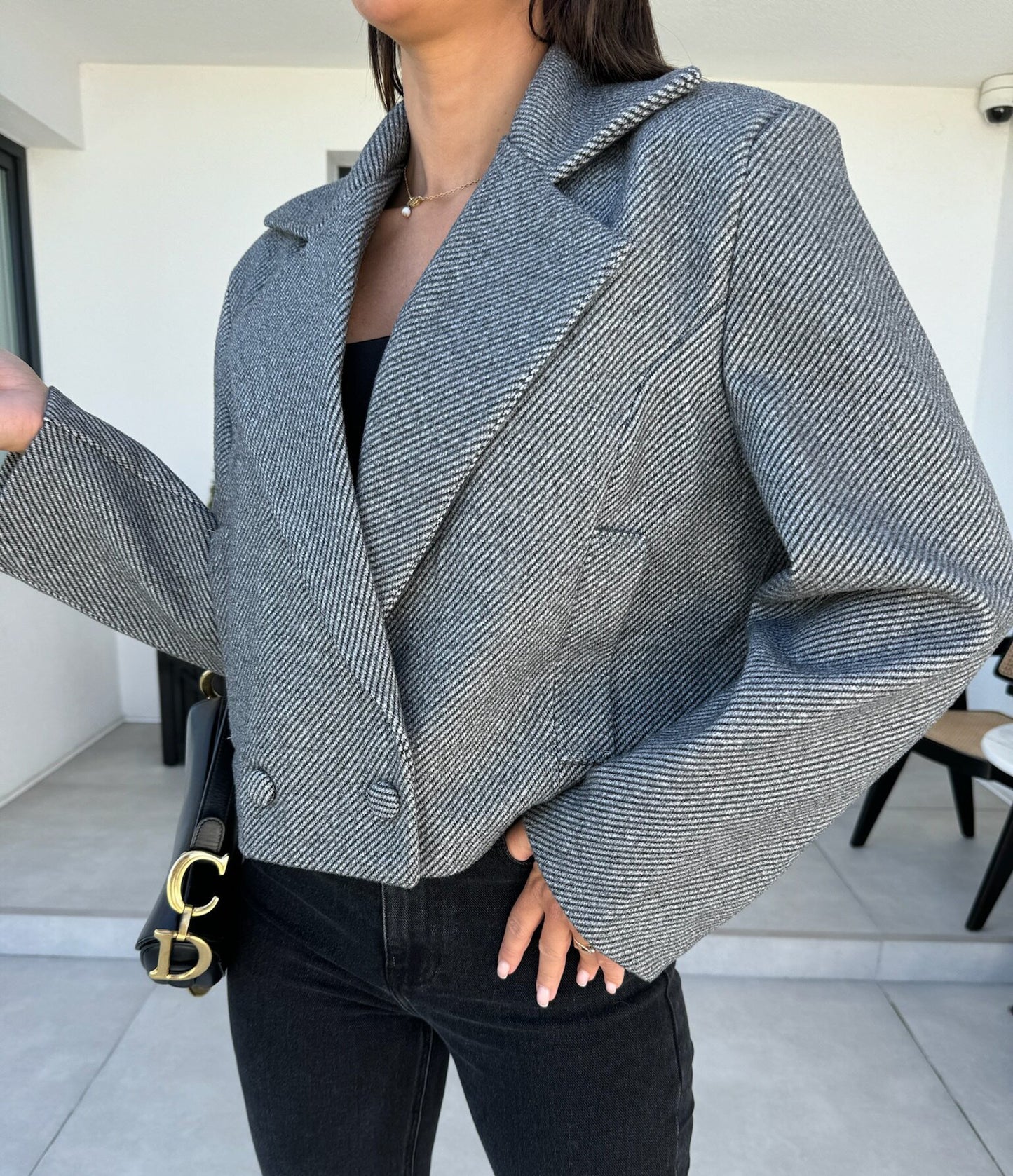 Women's Unique Fashion British Collar Woolen Blazers