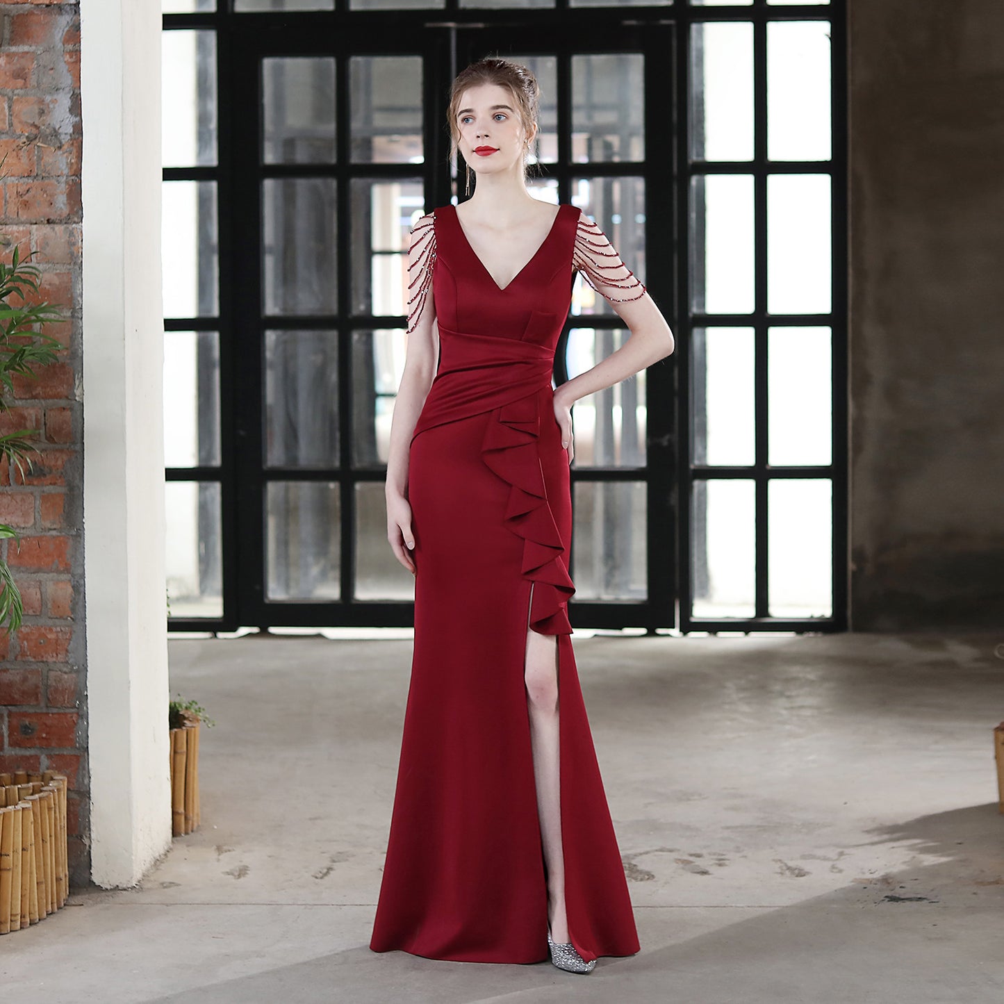 Long Sling Appreciation Dinner Fishtail Car Evening Dresses