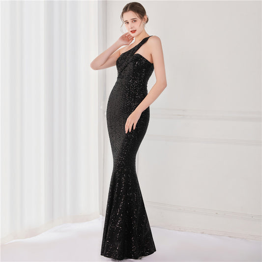 Sequined Dream Party Dress Sexy Long Wedding Dresses