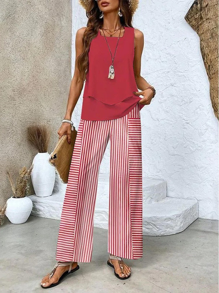 Women's Slouchy Durable Classy Cool Sleeveless Pants