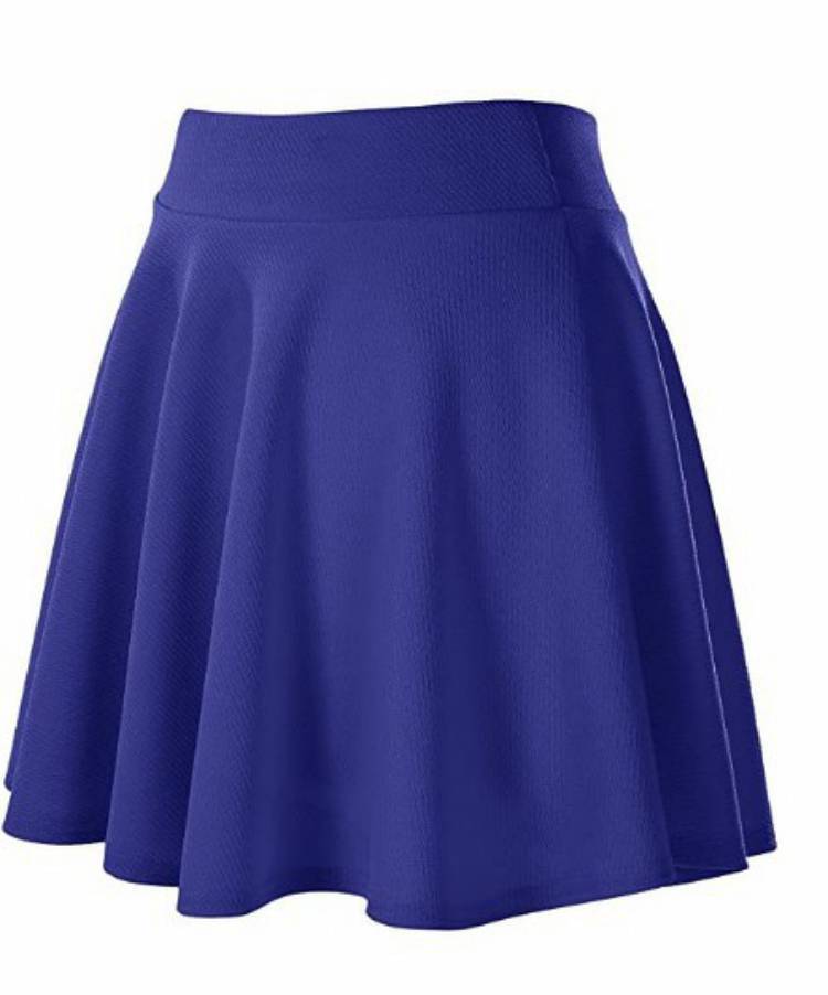 Women's Basic Versatile Stretch Flared Leisure Mini Skirts