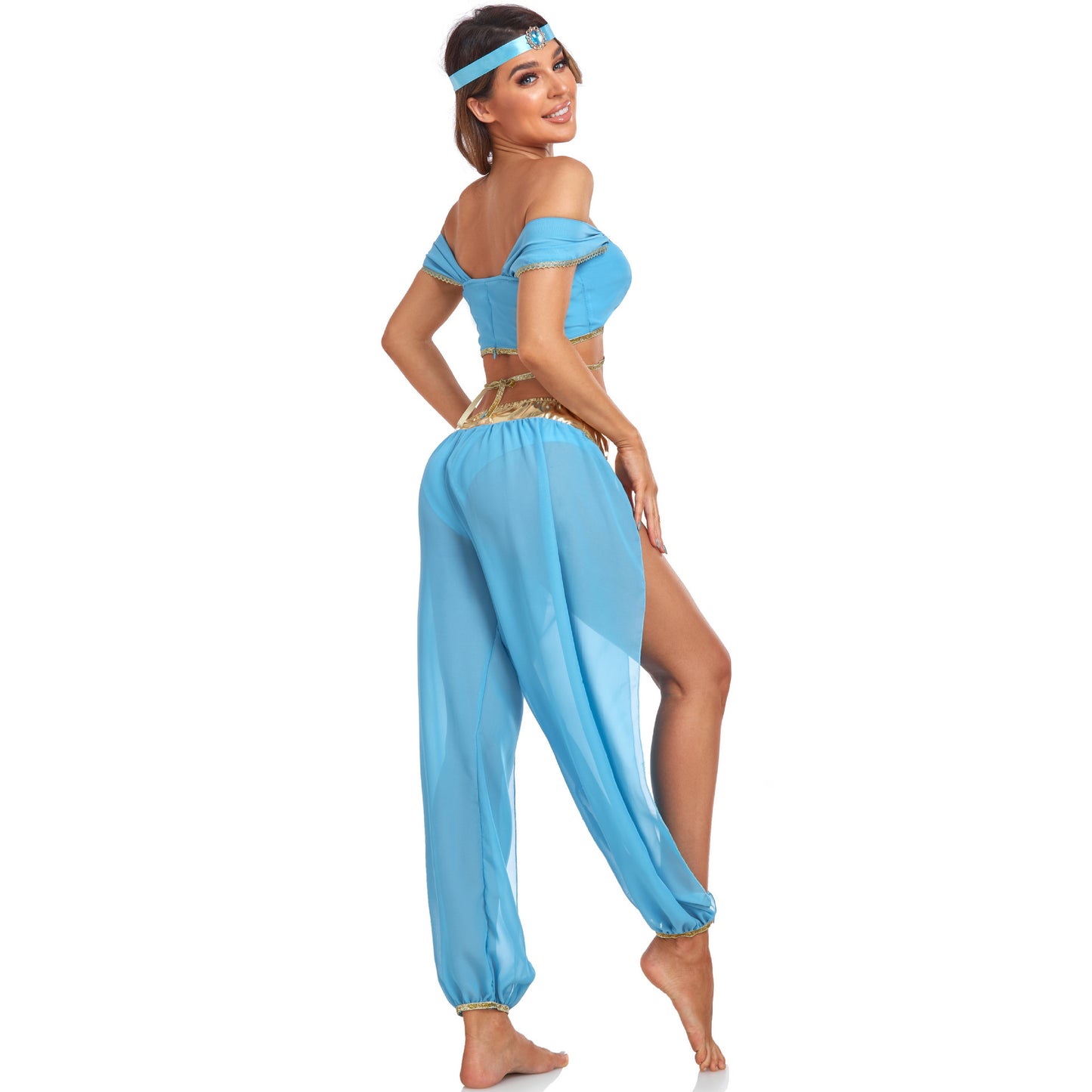 Sexy Lamp Of Aladdin Princess Jasmine Dress Festival Party Costumes