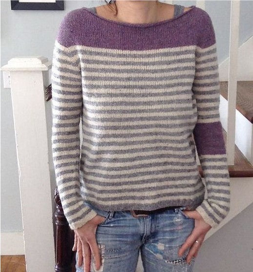 Women's Round Neck Multicolor Loose Fashion Pullover Sweaters