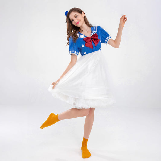 Mi Lian Female Cute Duck Sailor Costumes