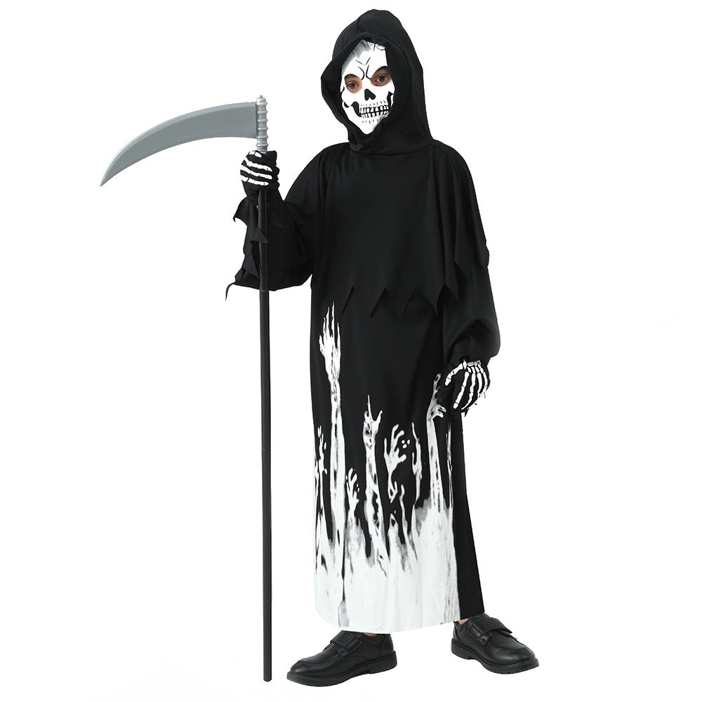 Children's Death Ghost Clothes Halloween Party Role Costumes