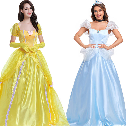 Dress Adult Female Stage Wear Party Cinderella Sleeping Beauty Costumes