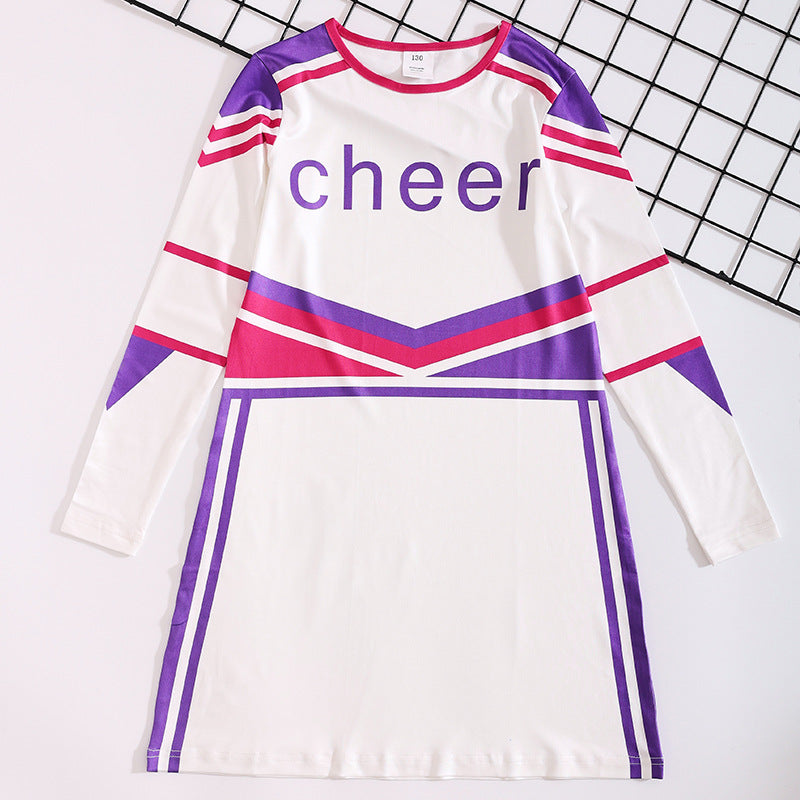 Children's Spring Cheerleading Sports Meeting Performance Dress Clothing