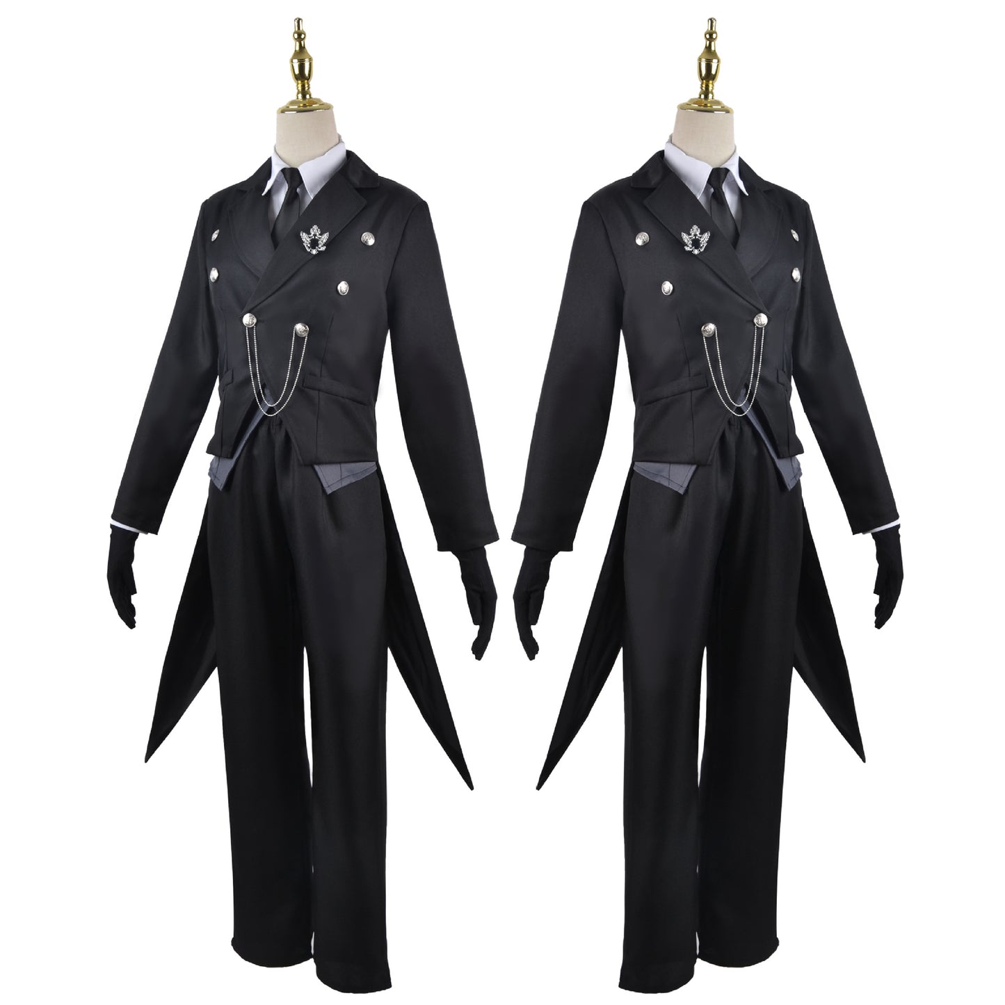 Black Butler Clothes Sebastian Swallowtail Dress Costumes